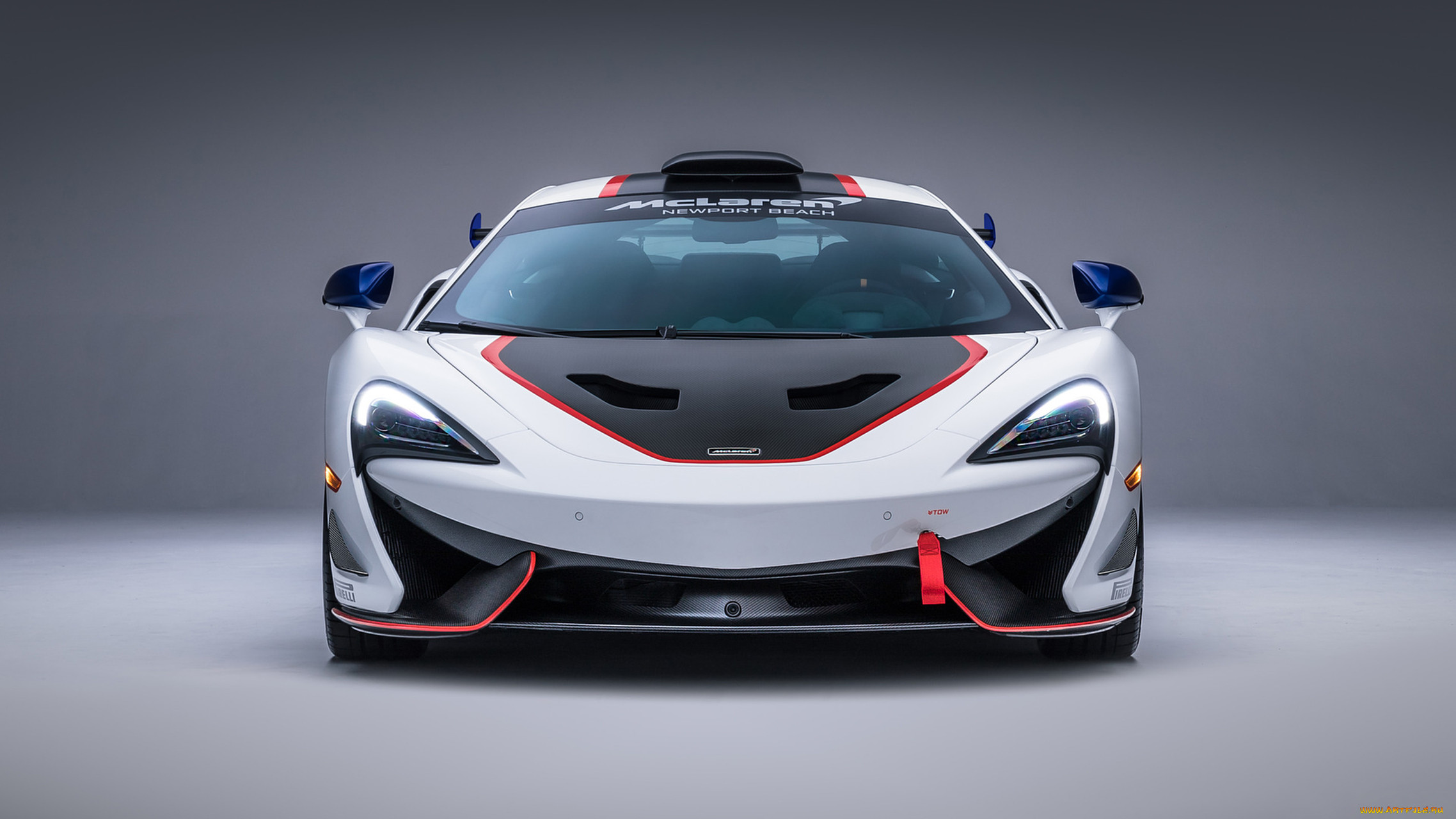 mclaren 570s gt4-mso x no8 white red and blue accents 2018, , mclaren, 570s, gt4-mso, x, no8, white, red, blue, accents, 2018